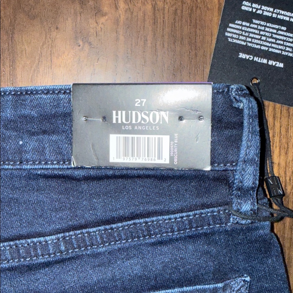 NWT Hudson Straight Leg in Obscurity Blue size 4/27 - Picture 6 of 9